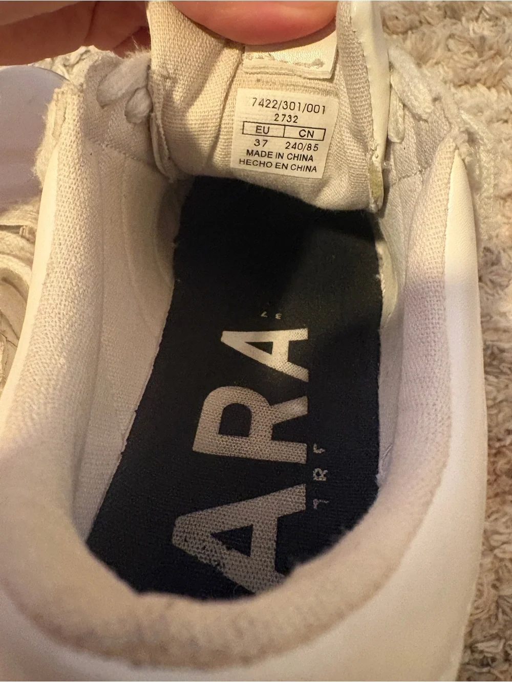 ZARA TRF Platform Sneakers